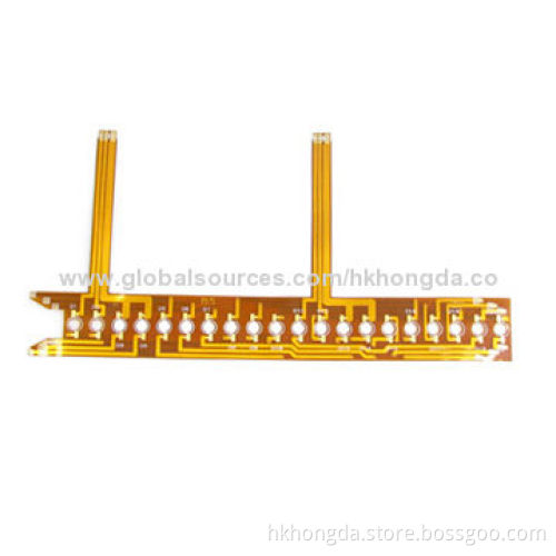 Flexible PCBs Board, OEM Services are Provided, RoHS Directive-compliant